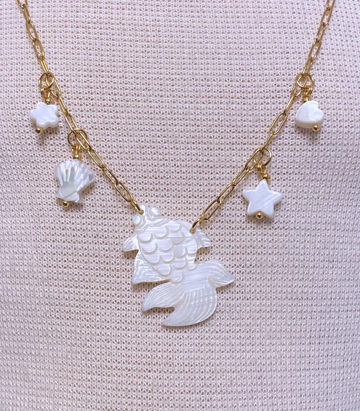 Collar Artesanal Pez Koi - Imagen 4