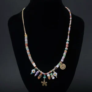 Collar y Pulsera Artesanal Primavera