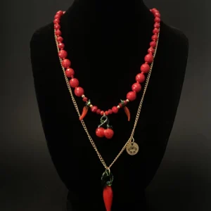 Collar Artesanal Dulce y Picante