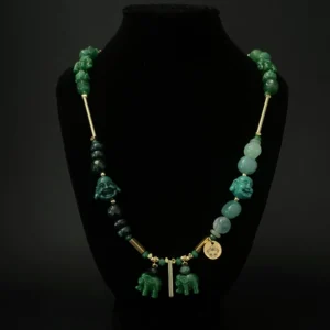 Collar Artesanal Jadeïta en India