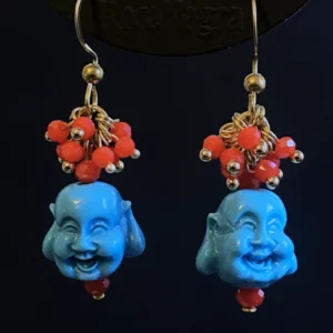 Pendientes Artesanales Buda Feliz