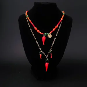 Collar Artesanal Spicy Chili